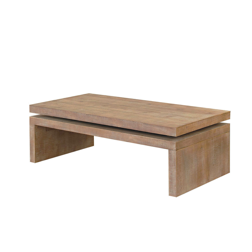 Modern Rustic Wood Coffee Table