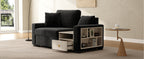 Modern Sofa Couch with Storage Armrest