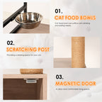 Cat Tree with Litter Box Enclosure