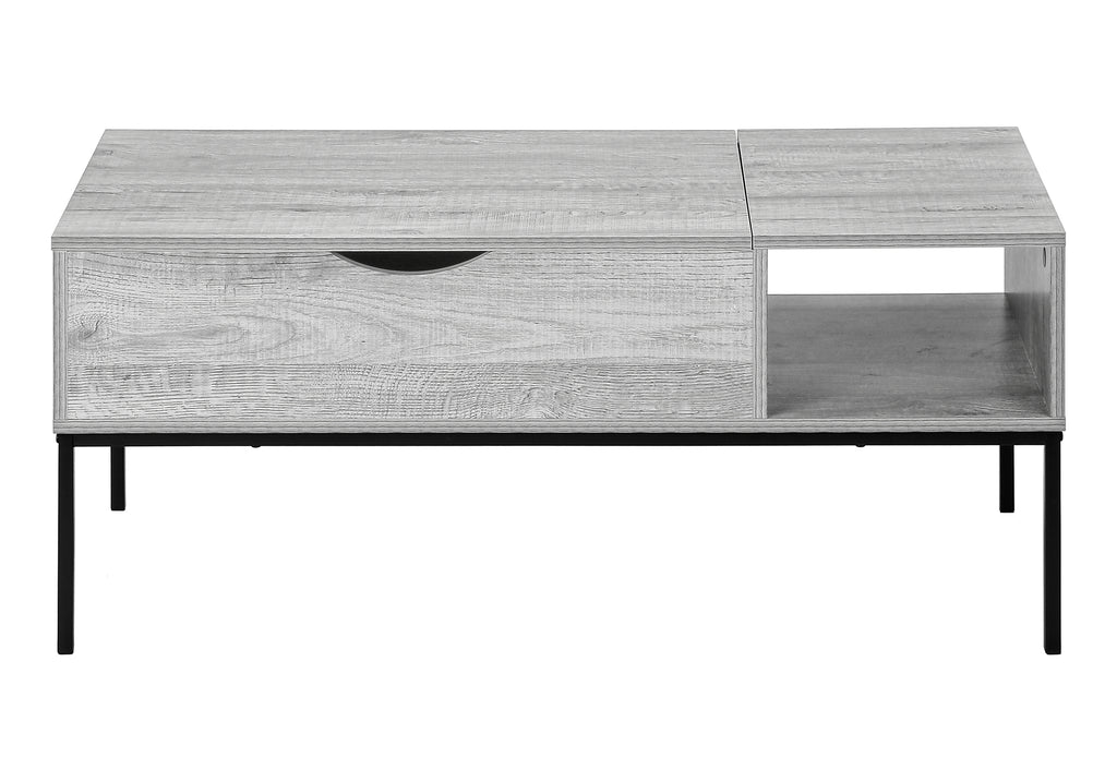 Coffee Table, 42" L, Rectangular, Cocktail, Lift-top