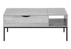 Coffee Table, 42" L, Rectangular, Cocktail, Lift-top