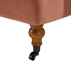 Alana Lawson Three-Cushion Tightback Sofa, Peach