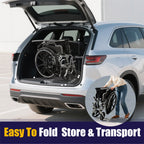 Folding Manual Transport Wheelchair