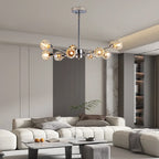 28" Modern Crystal Chandeliers with 9 Lights