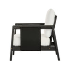 Outdoor Club Chair with Acacia Wood Frame
