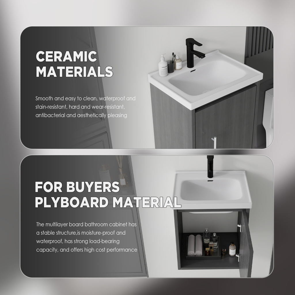20" Floating Bathroom Vanity Combo