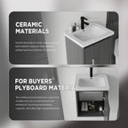 20" Floating Bathroom Vanity Combo