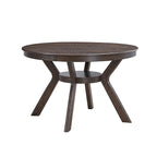 Modern 47.24'' Round Rubber Wood Dining Table