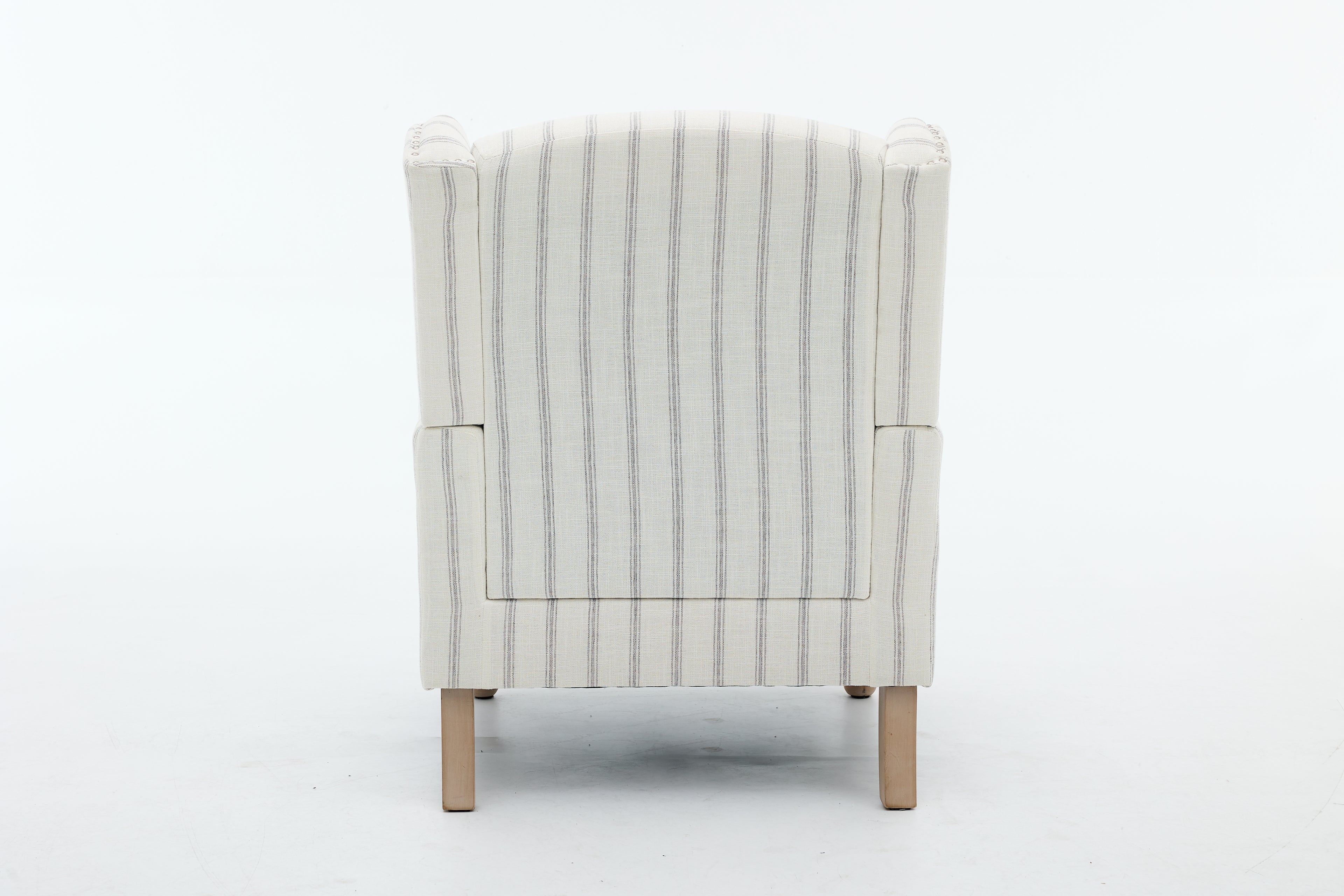 Modern Accent Chair with Retro Wood Legs