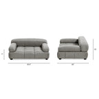 Marcel Upholstered Modern Pet Bed, Small to Medium Dog or Cat Uptown