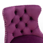 Swivel Velvet Barstools with Adjustable Seat Height