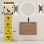 52'' Wall-Mounted Bathroom Vanity