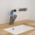 Pull-Down Bathroom Sink Faucet with Three Water Modes