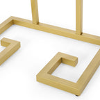 Modern Glam C-Shaped End Table