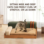 Modern Wooden Pet Bed for Cats & Dogs
