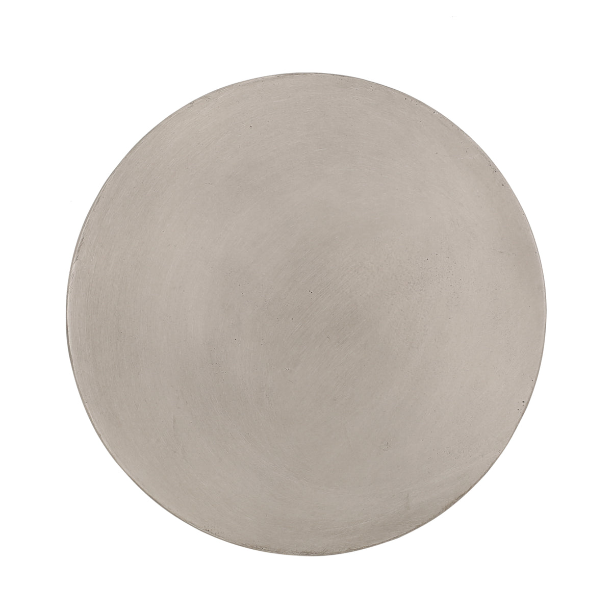 Outdoor Lightweight Concrete Side Table, 15.75-Inch, Light Gray