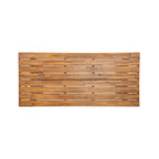 Outdoor Acacia Wood Dining Table, Teak Finish