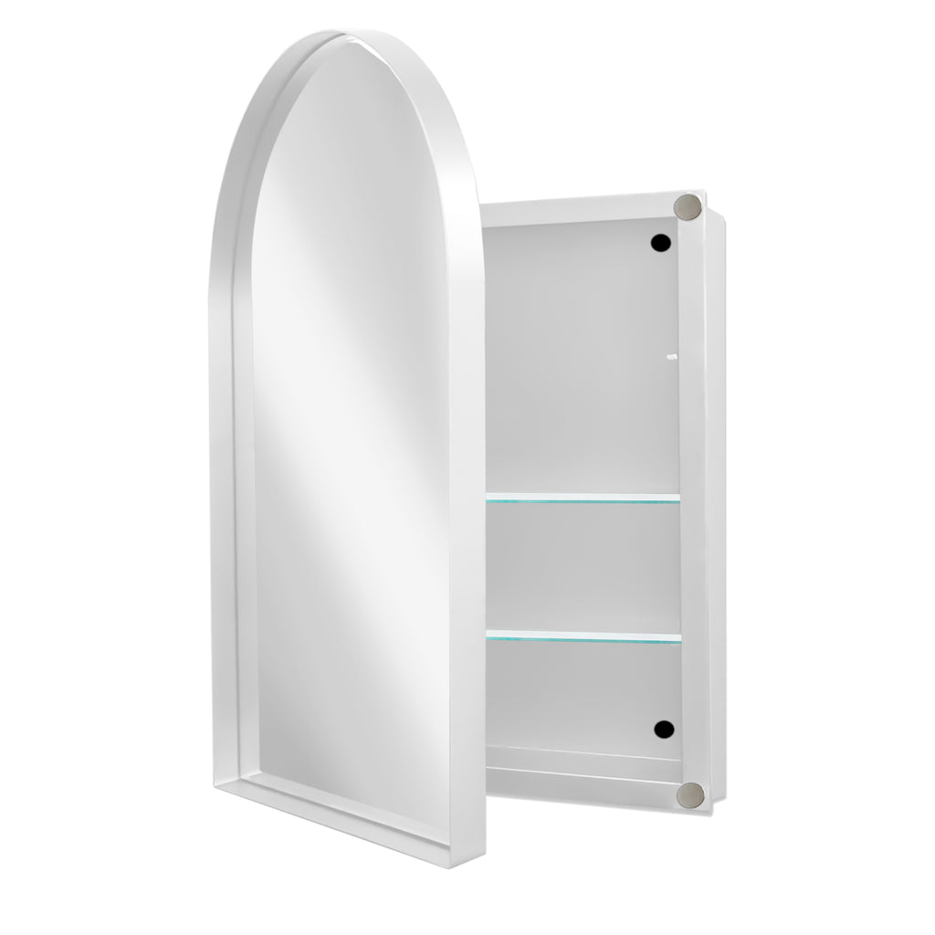 24x36 Inch Arched Recessed Medicine Cabinet
