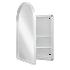 24x36 Inch Arched Recessed Medicine Cabinet