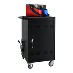Tablet Laptop Device Basket for Mobile Charging Trolley - Black