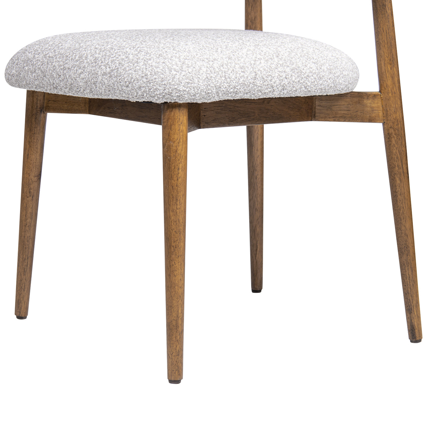 Locke 20.5" Modern Upholstered Dining Chair with Wood Frame