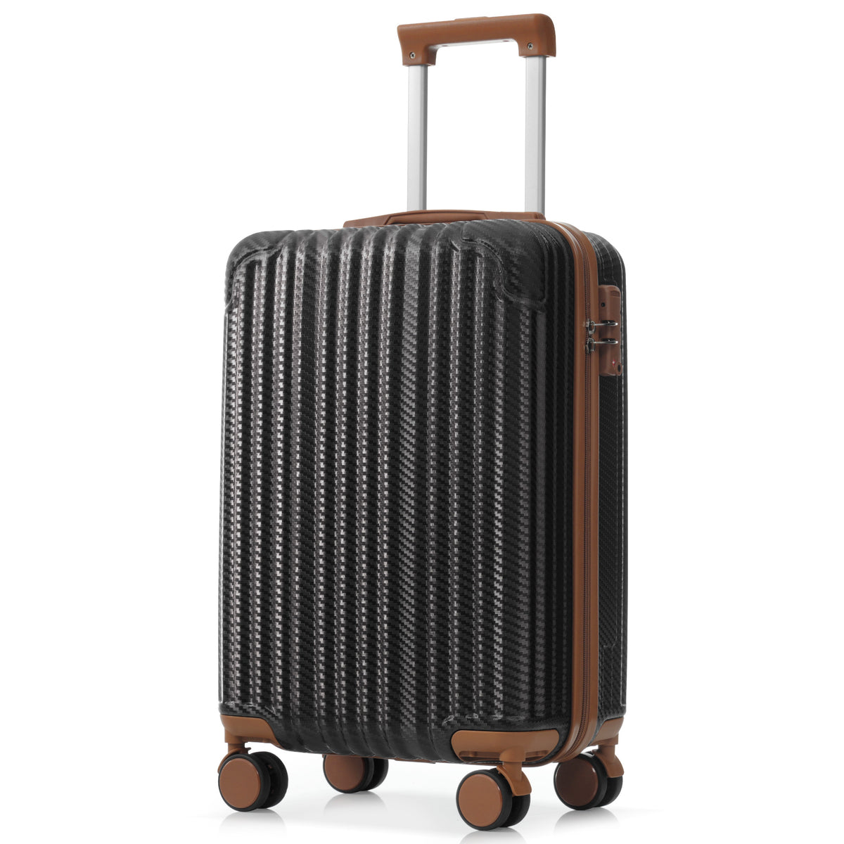 2-Piece Hardshell Luggage Set, Lightweight ABS Suitcase