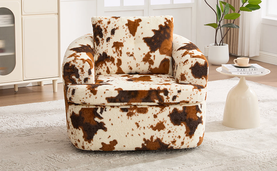 360° Swivel Sofa Chair Accent Barrel Chair