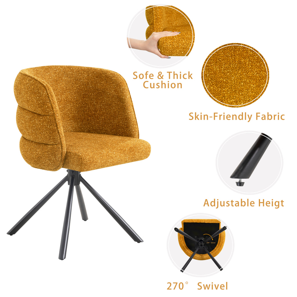 270° Swivel Home Office Desk Chairs Set of 2