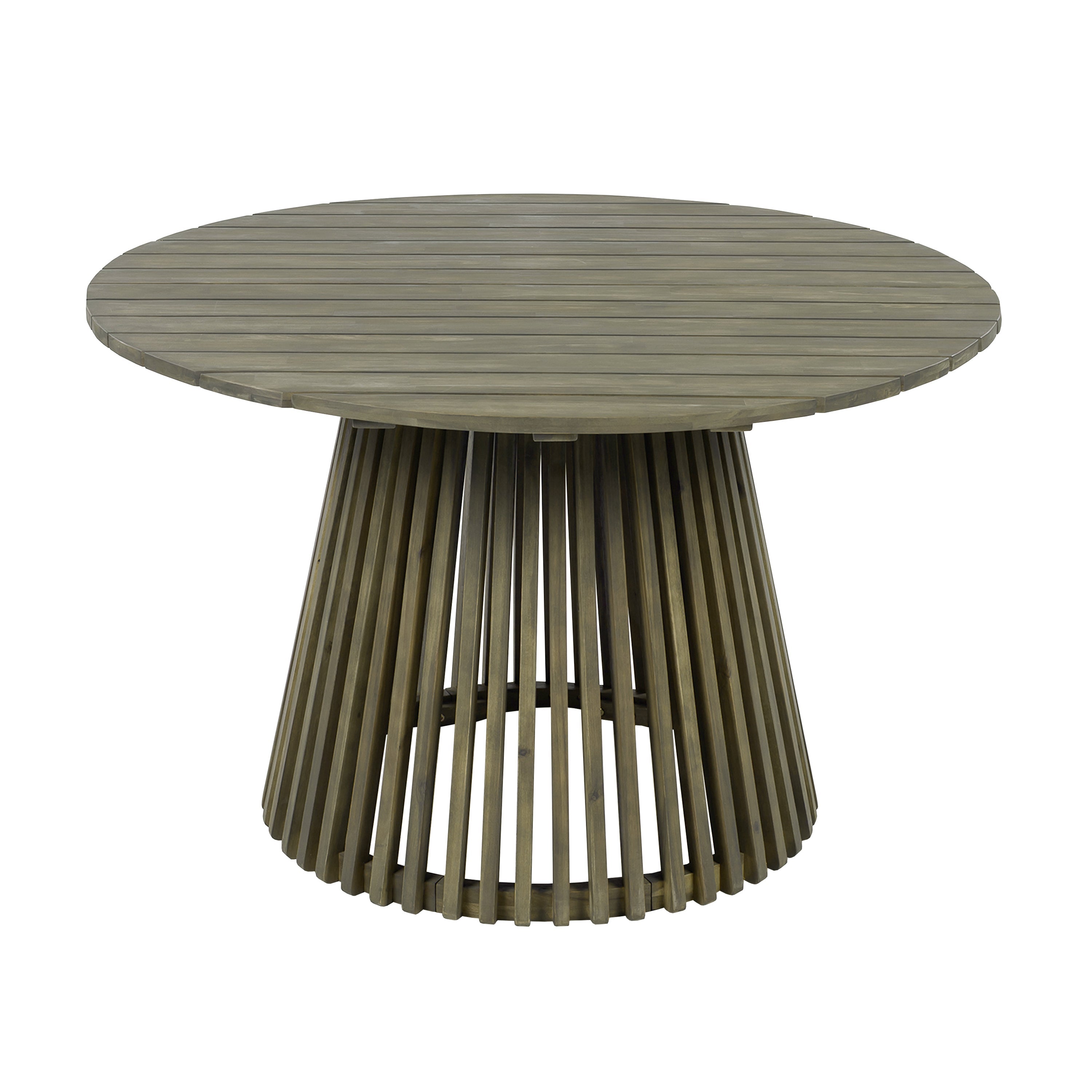 Patio Set Outdoor Acacia Wood Furniture Sets - Modern Club Chair Conversation Sets with Patio Dining Table