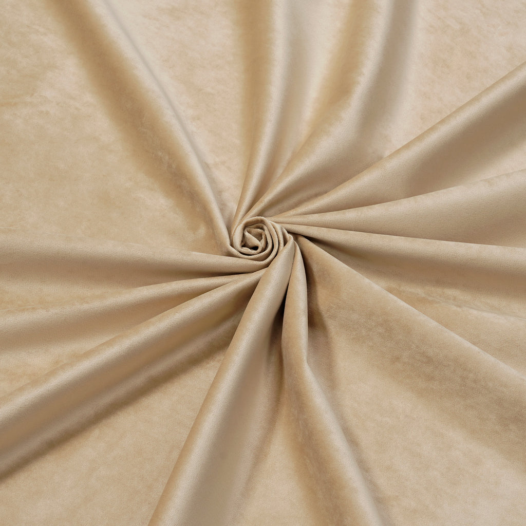 Queen Size Upholstered Bed Frame With Velvet Fabric