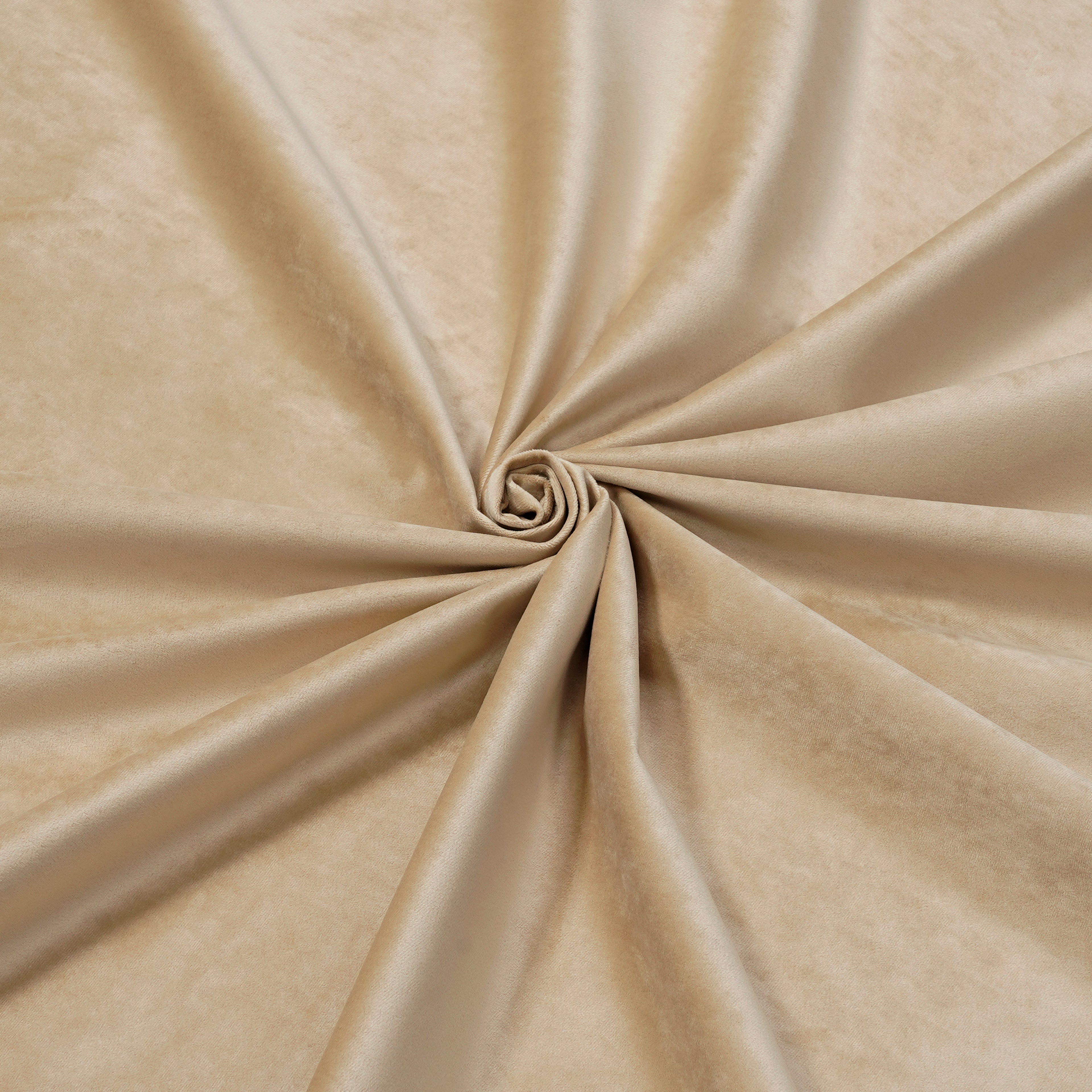 Queen Size Upholstered Bed Frame With Velvet Fabric