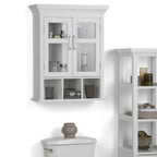 Avington 24 Inch Wide Solid Wood Two Door Wall Cabinet