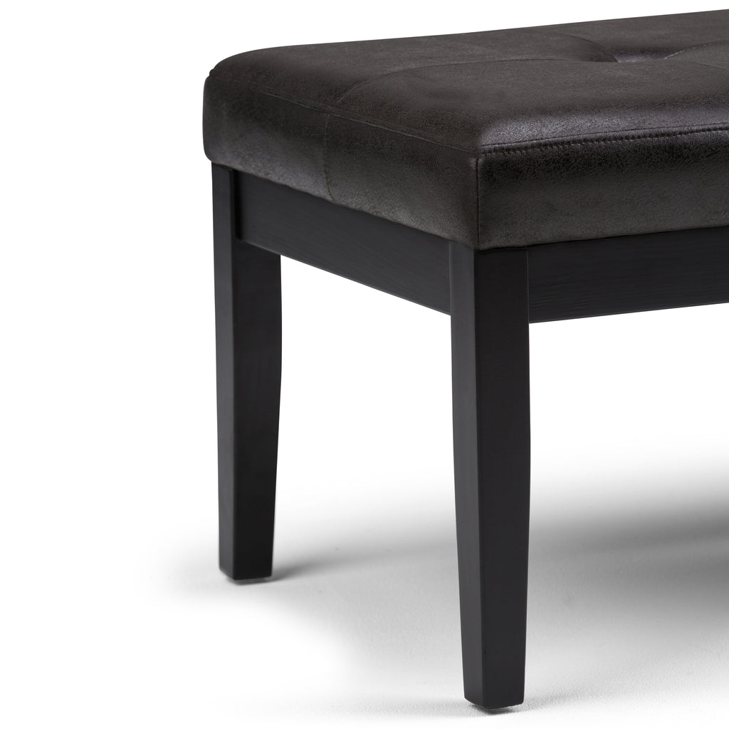 Lacey - Tufted Ottoman Bench - Distressed