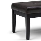 Lacey - Tufted Ottoman Bench - Distressed