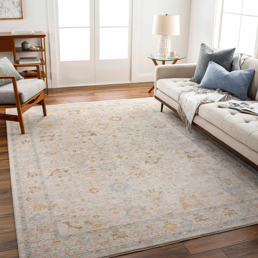 Amina Oushak Thick Luxe Area Rug