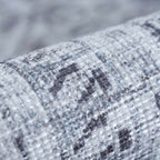 Barny Gray Denim Washable Rug - Clearance