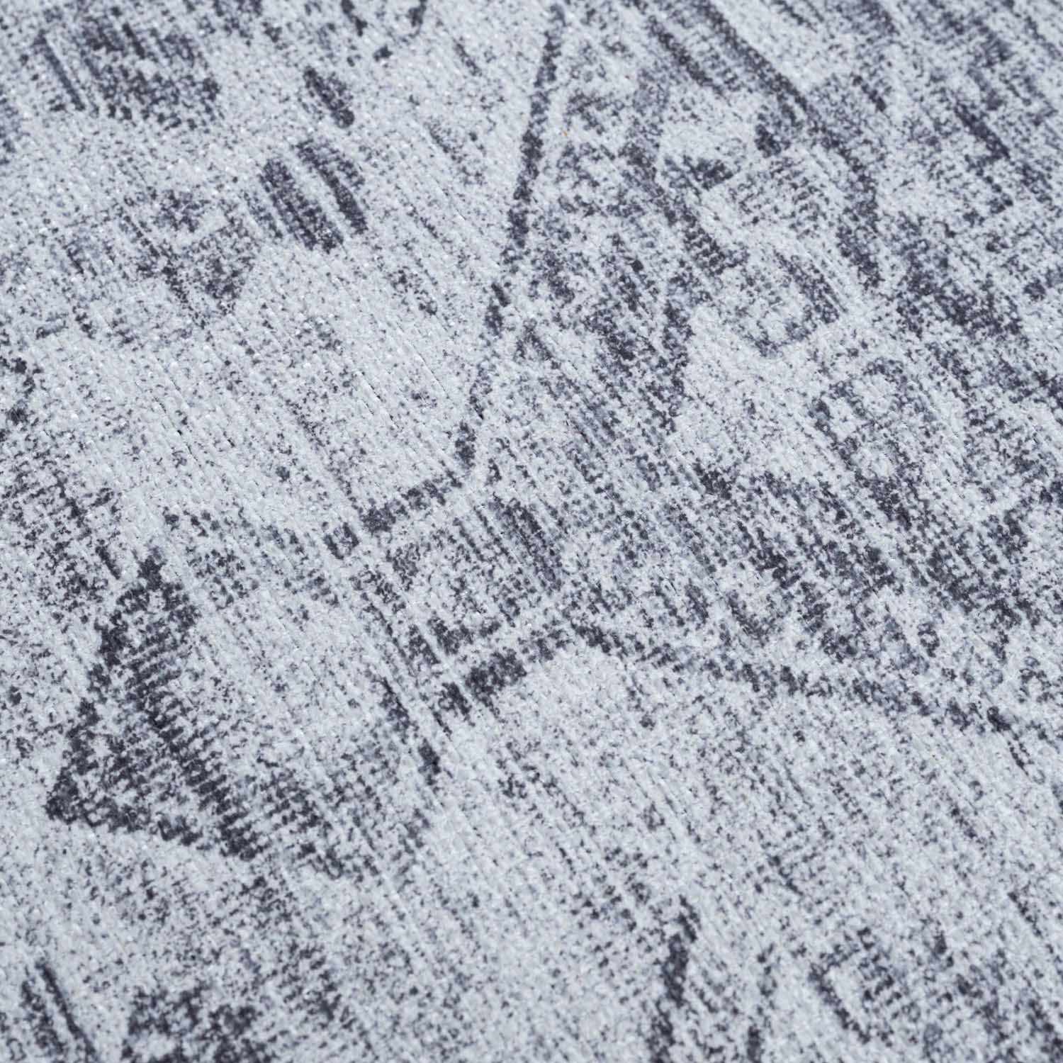 Barny Gray Blue Washable Rug - Clearance