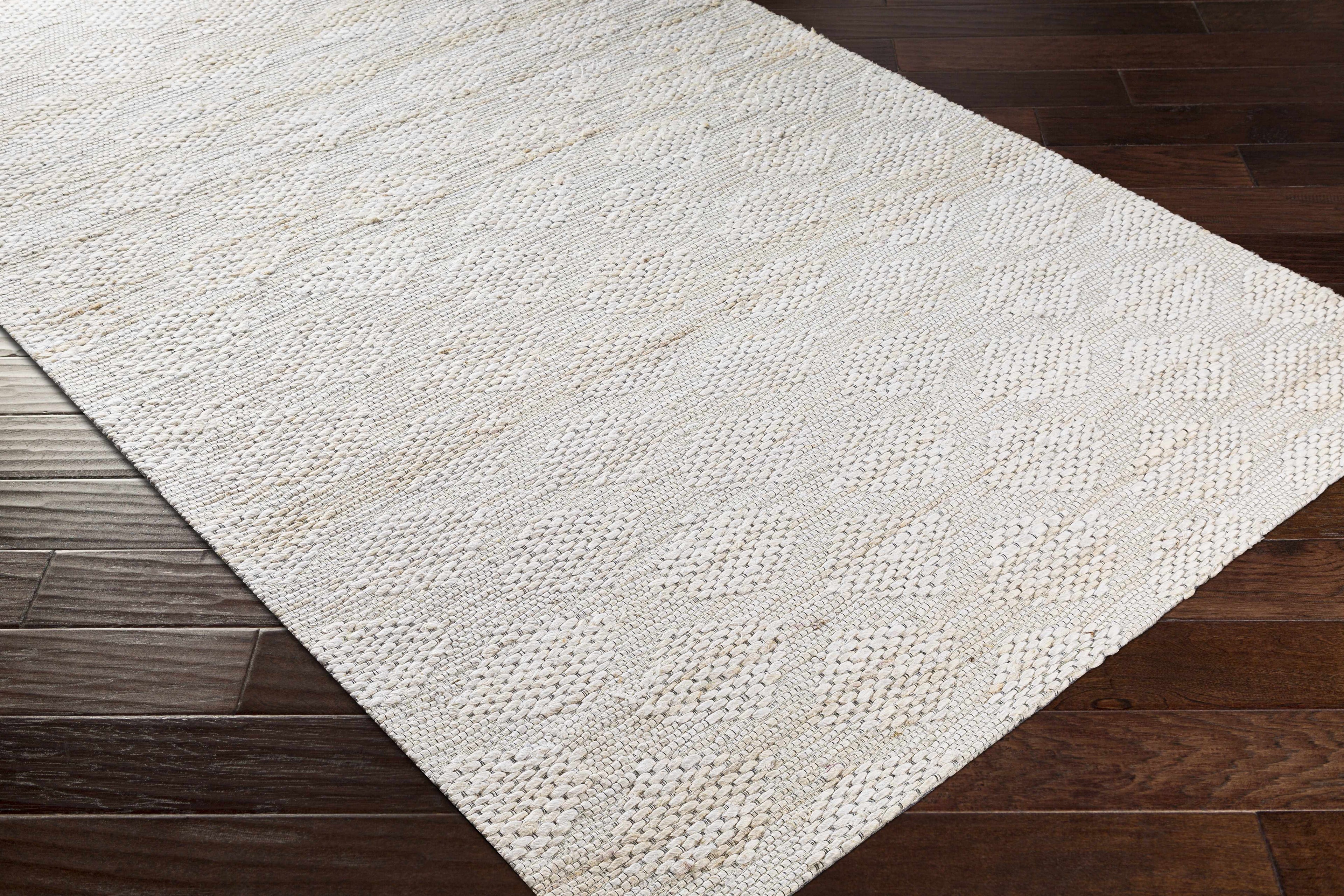 Angaston Beige Hand-Woven Jute Rug - Clearance