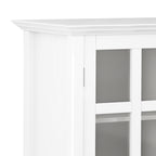Acadian 39 Inch Wide Solid Wood Transitional Storage Cabinet