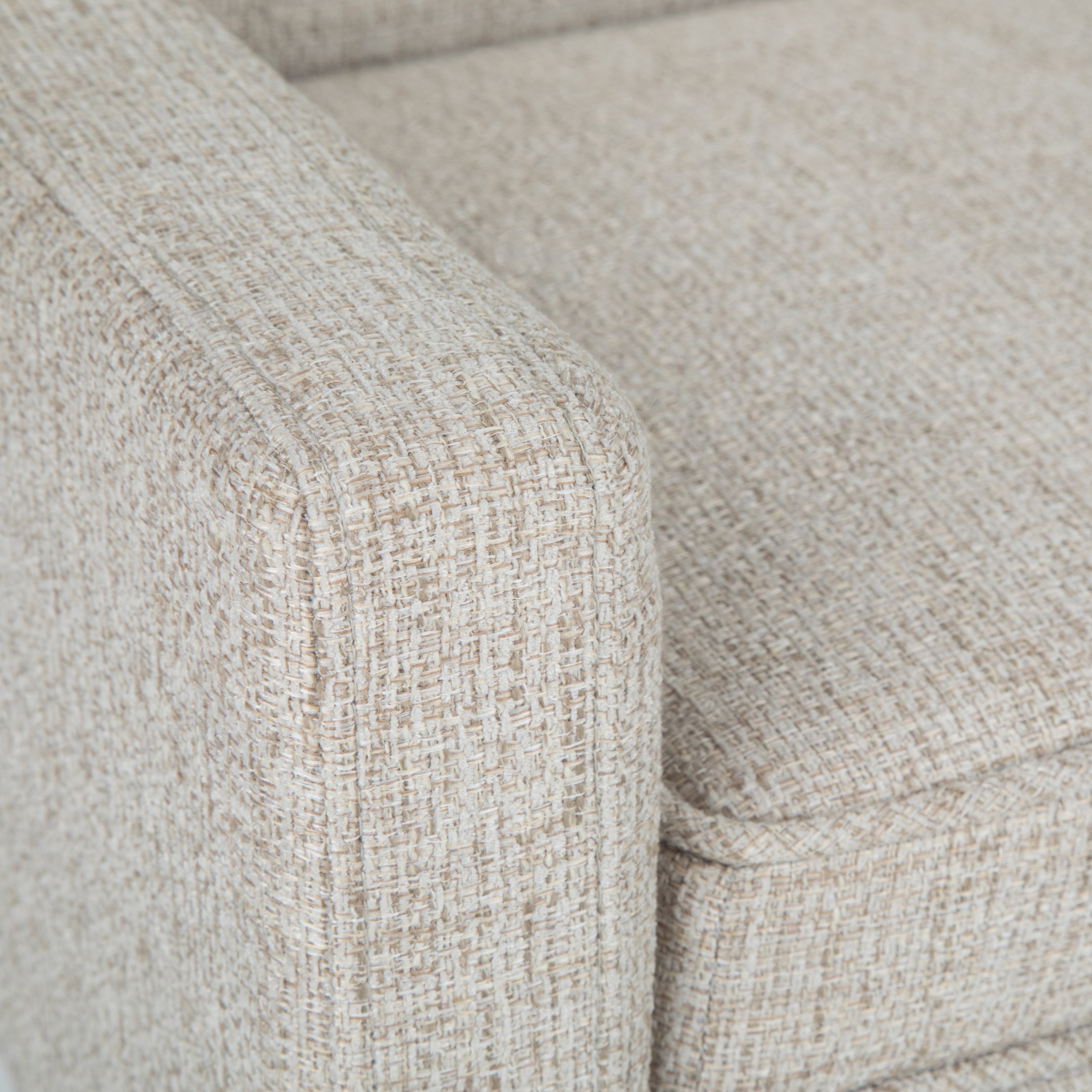 Parris 50 Inch Wide Upholstered Bench in Platinum Woven Fabric