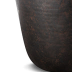 Garvy 22 Inch Wide Metal Side Table in Rustic Bronze