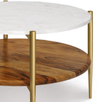 Wagner 30 Inch Wide Solid Acacia Wood Coffee Table