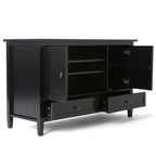 Warm Shaker 47 Inch Wide Solid Wood TV Stand