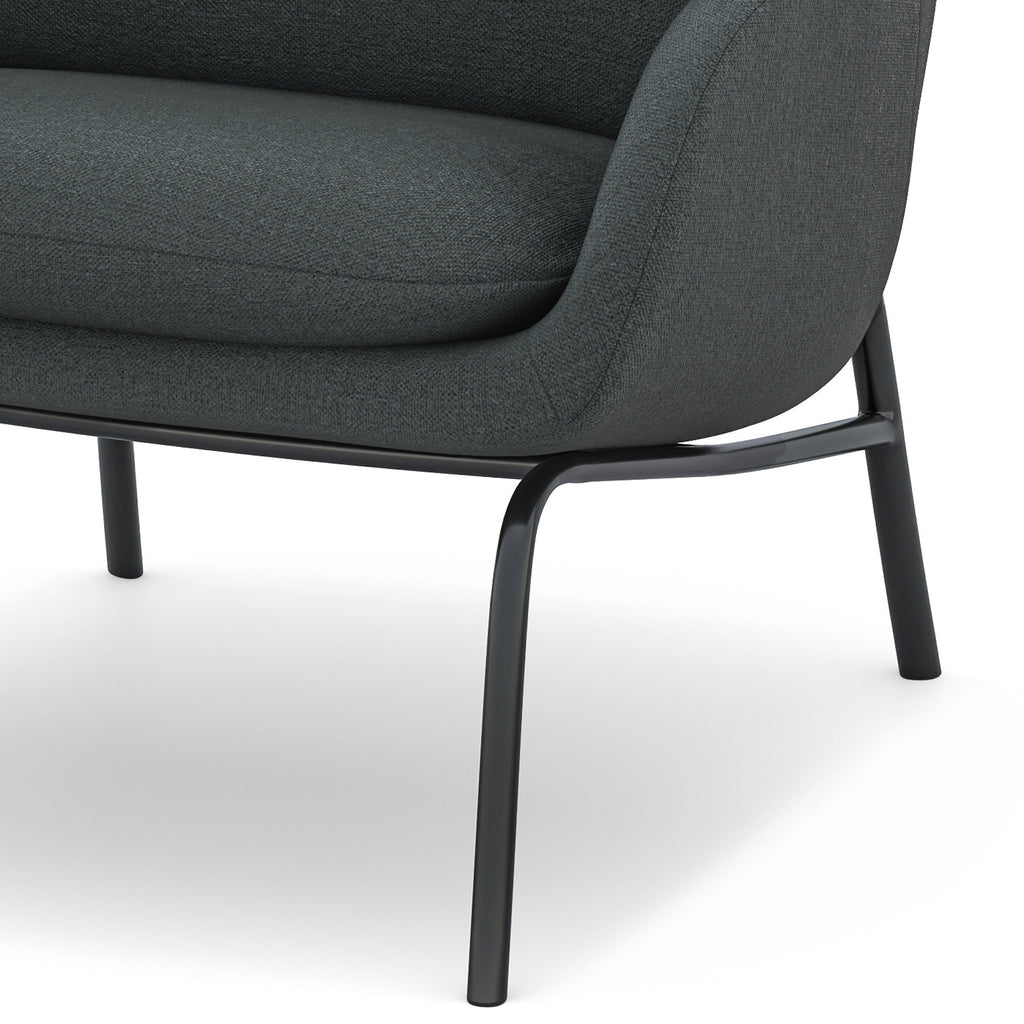 Elmont Accent Chair in Steel
