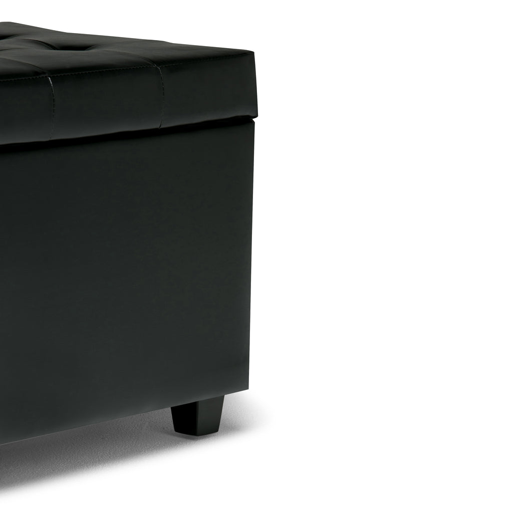 Cosmopolitan 34 Inch Wide Storage Ottoman