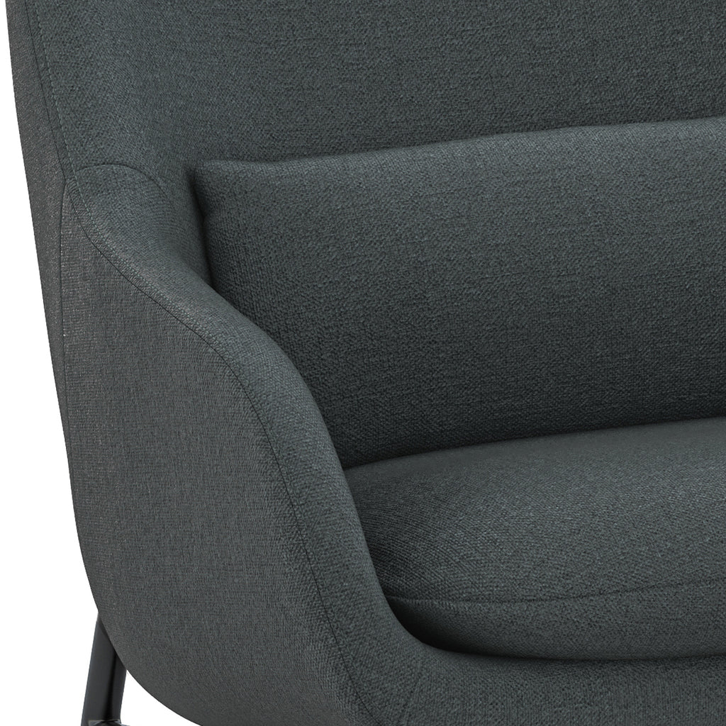 Elmont Accent Chair in Steel