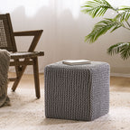 Knitted Foot Stool
