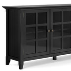 Acadian 62 Inch Wide Solid Wood Wide Storage Cabinet