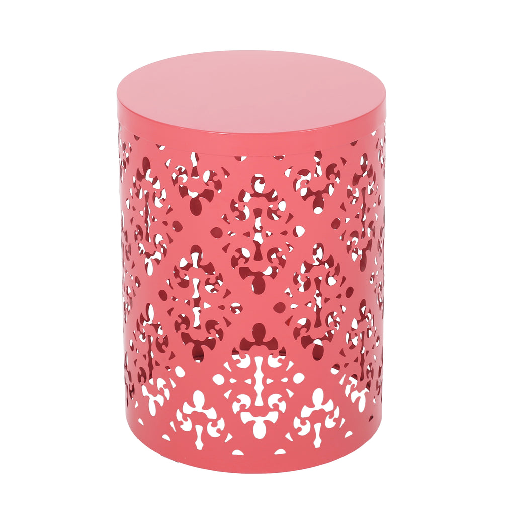 Outdoor Metal End Table - Large