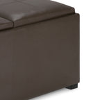 Avalon Square Coffee Table Storage Ottoman